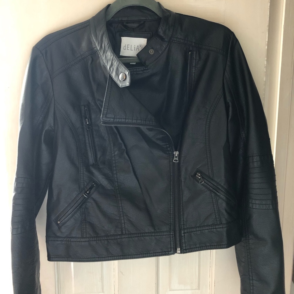 Faux Leather Jacket
